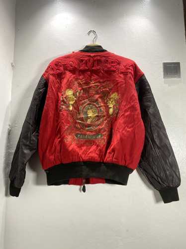KANSAI MEN Leather Bombe JKT by KANSAI YAMAMOTO