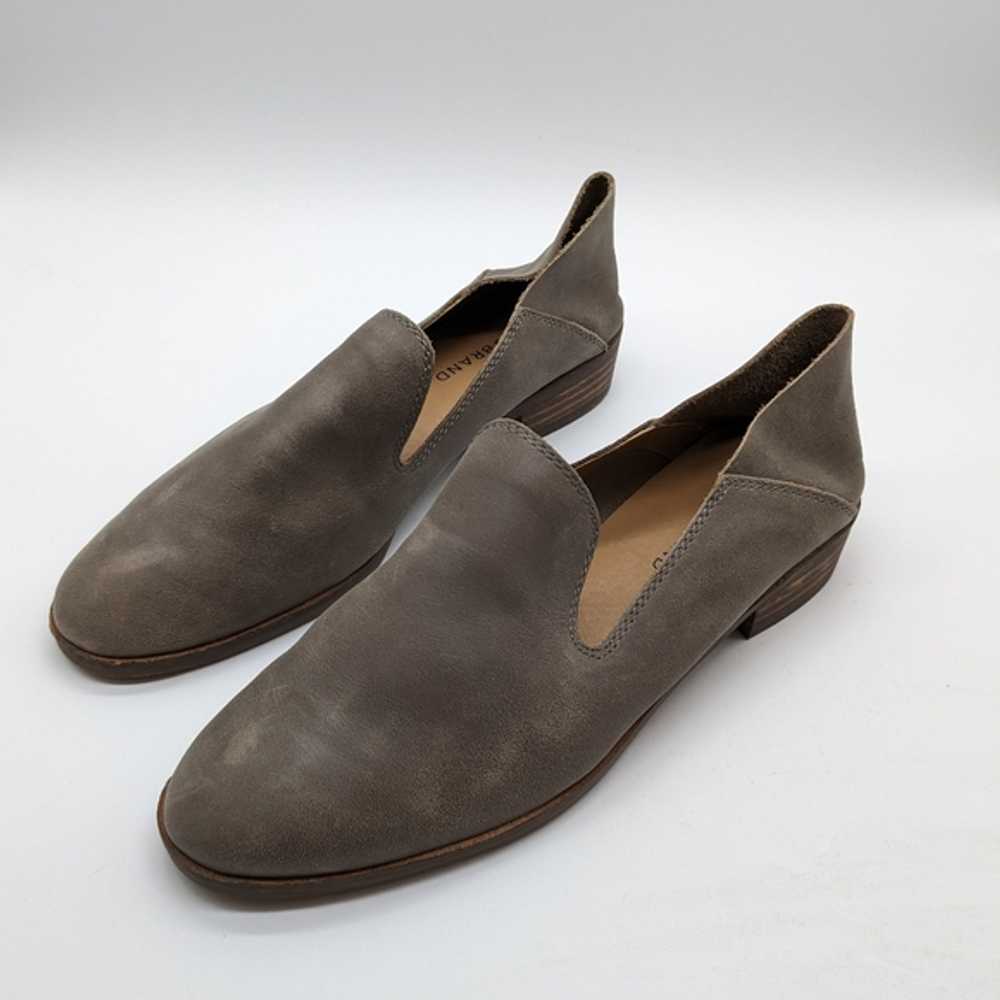 NWOB Lucky Brand Cahill Soft Leather Taupe Loafer… - image 1