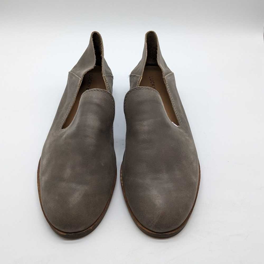 NWOB Lucky Brand Cahill Soft Leather Taupe Loafer… - image 2