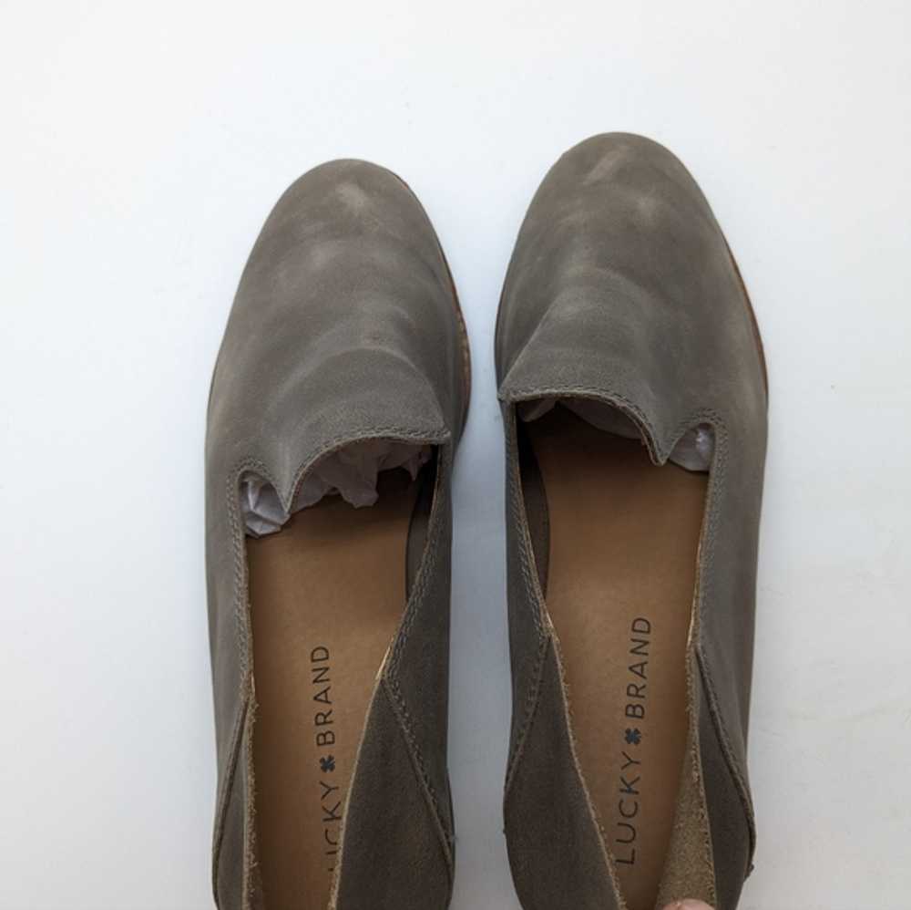 NWOB Lucky Brand Cahill Soft Leather Taupe Loafer… - image 4