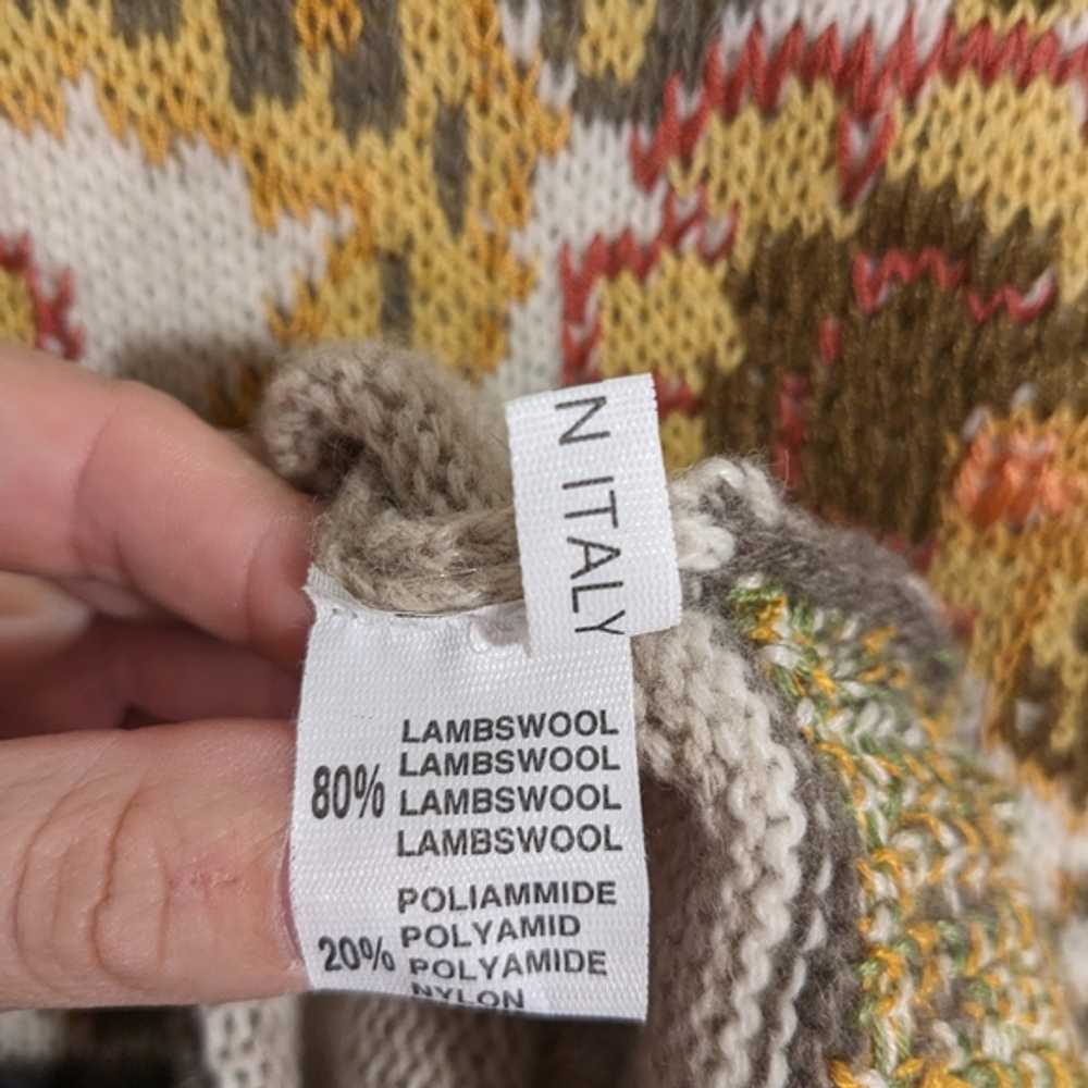 Punto Fashion - NWT Lambswool Hand Embroidered It… - image 11