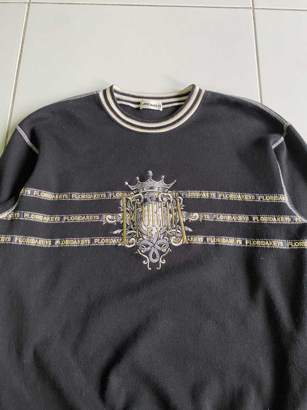 Vintage Florida Keys Islands king Black sweatshirt - image 2