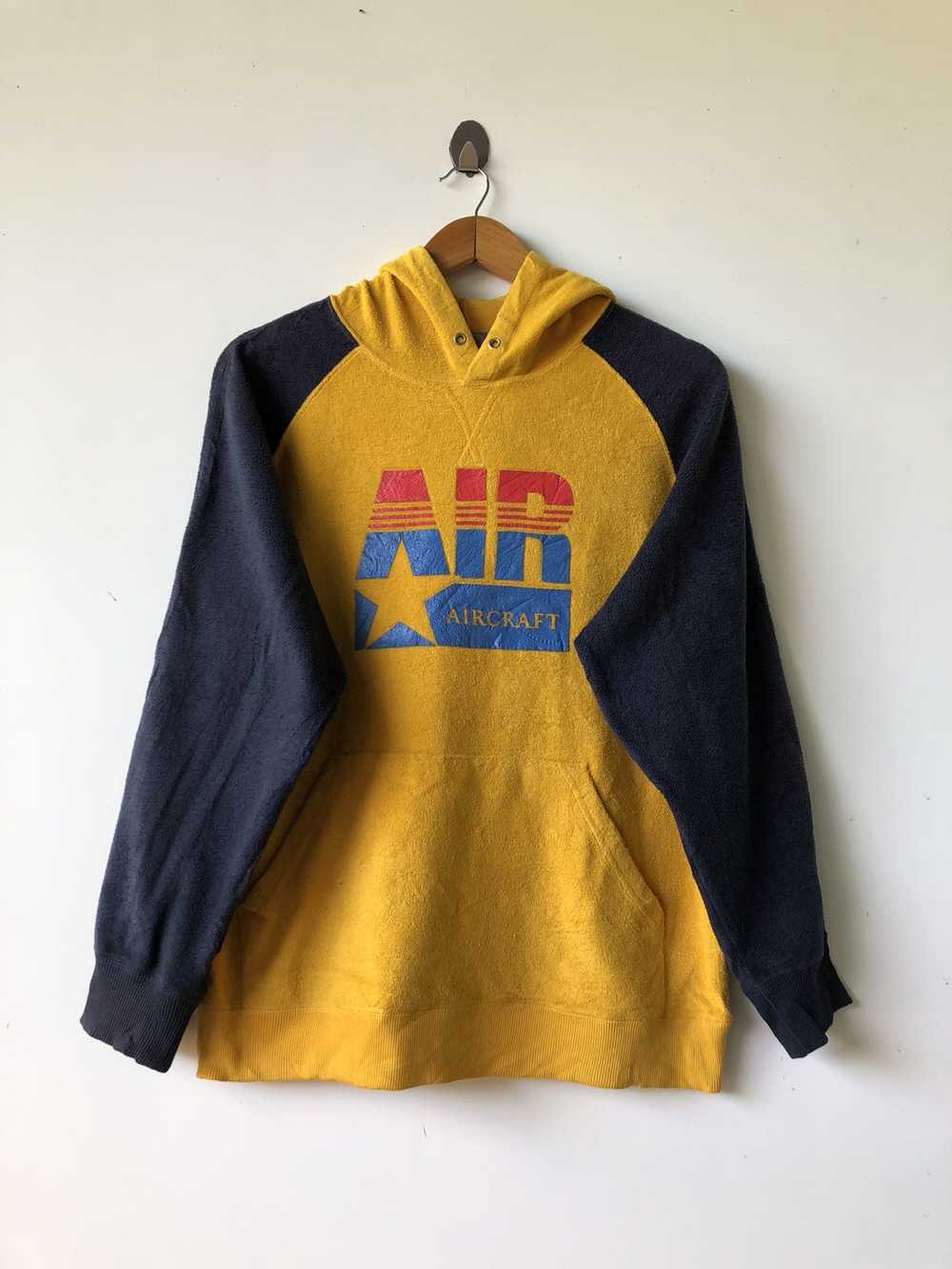 Japanese Brand - Vintage fleece Aircraft’s sweate… - image 1