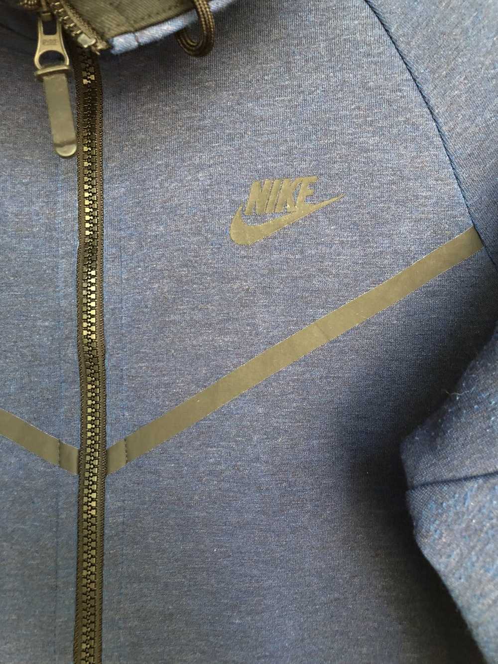 Nike blue tech fleece windrunner hoodies nice des… - image 4