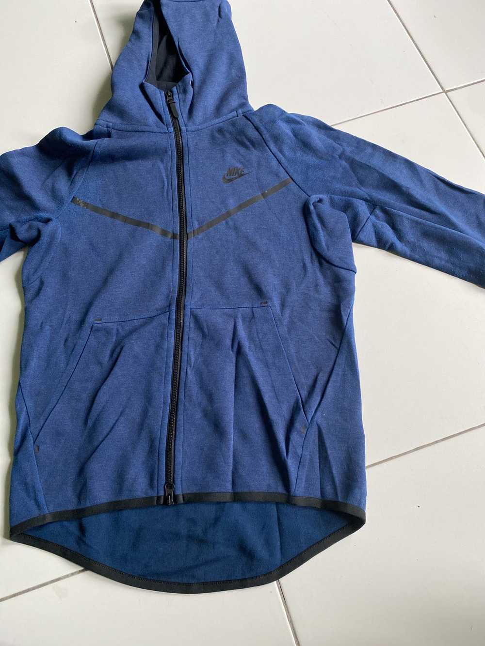 Nike blue tech fleece windrunner hoodies nice des… - image 8