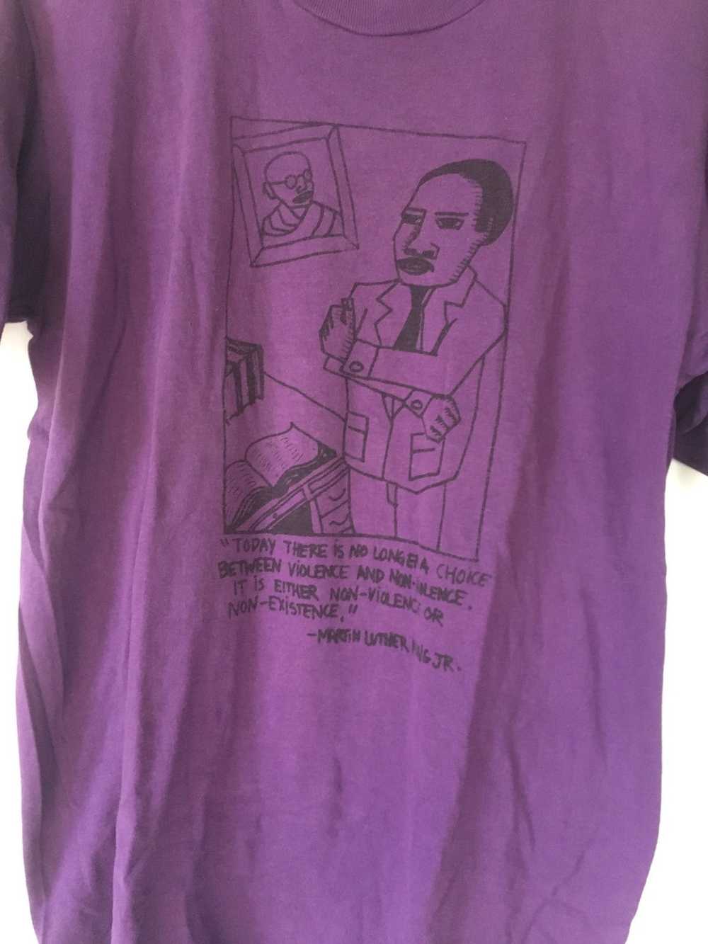 Very Rare - Vintage Martin Luther king JR purple … - image 3