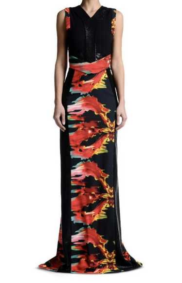 Just Cavalli - Just cavali long dress in red prin… - image 1