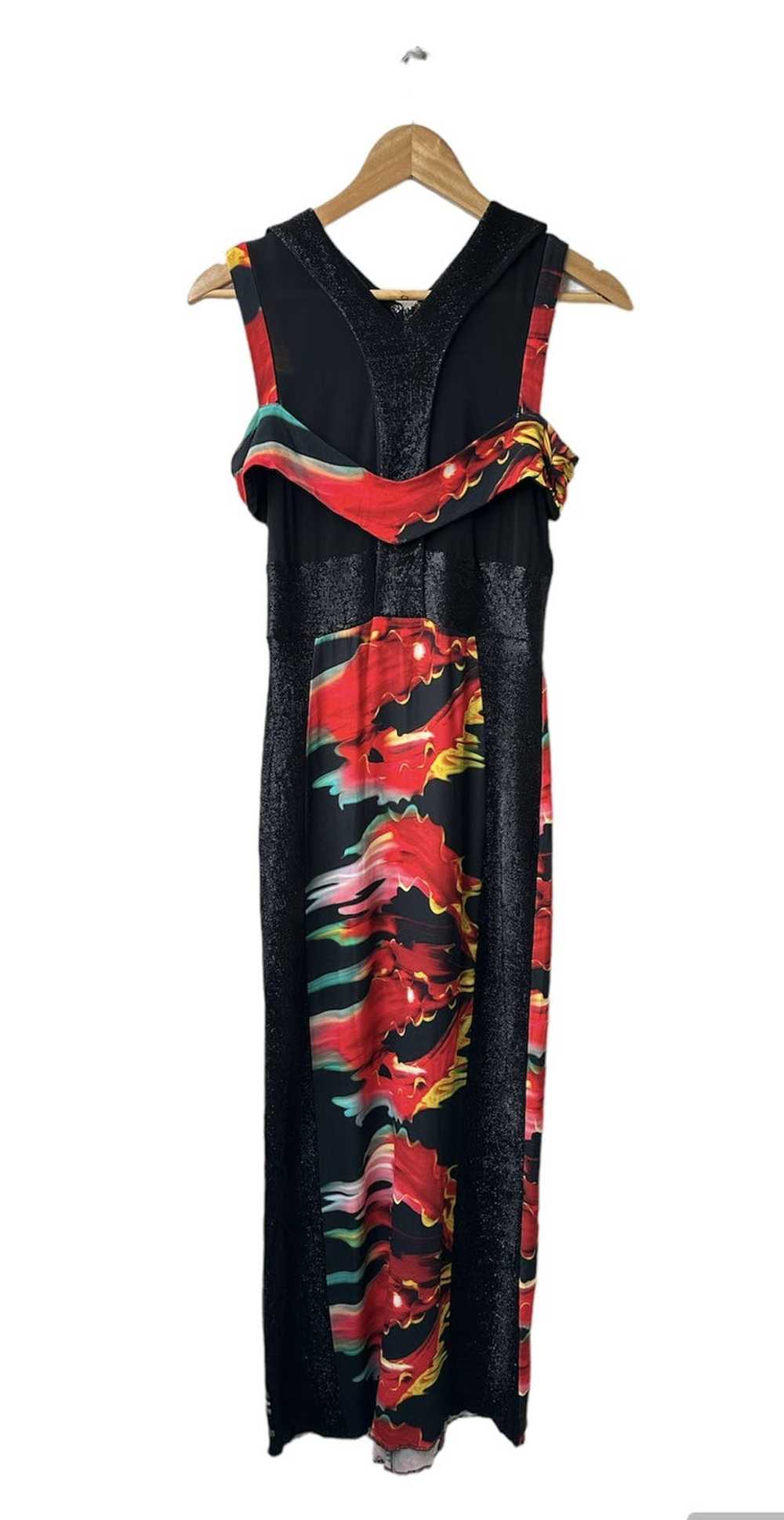 Just Cavalli - Just cavali long dress in red prin… - image 5