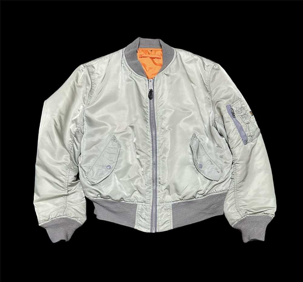 Vintage 90s Alpha Industries Reversible Bomber ja… - image 1