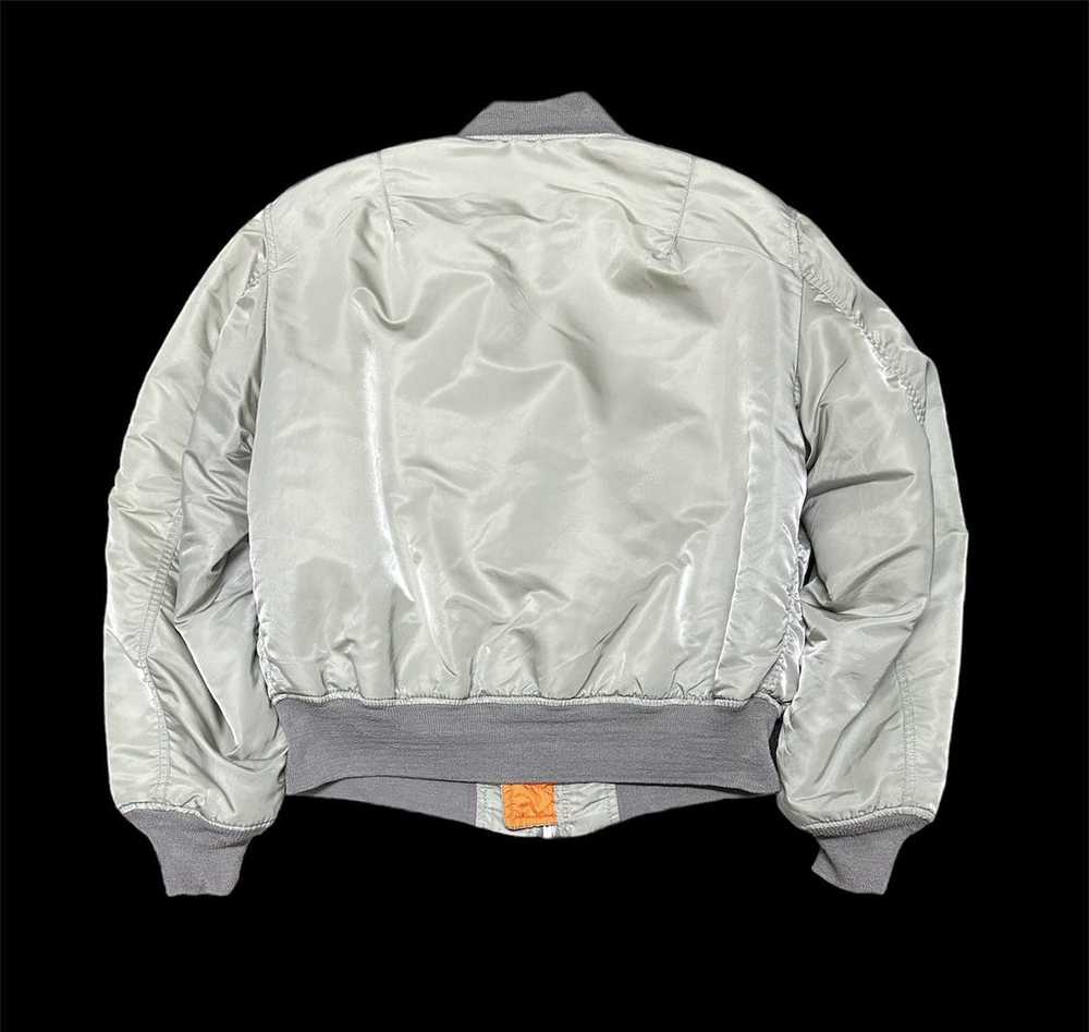 Vintage 90s Alpha Industries Reversible Bomber ja… - image 2