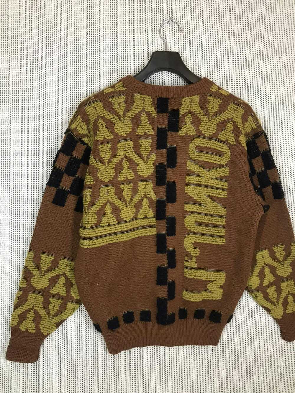 Coloured Cable Knit Sweater - ‼️VINTAGE MR JUNKO … - image 2