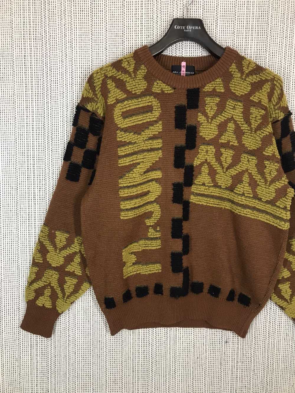 Coloured Cable Knit Sweater - ‼️VINTAGE MR JUNKO … - image 3