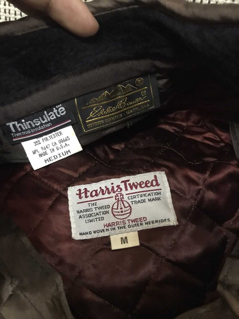 ‼️HARRIS TWEED X EDDIE BAUER X THINSLULATE WOOL H… - image 8