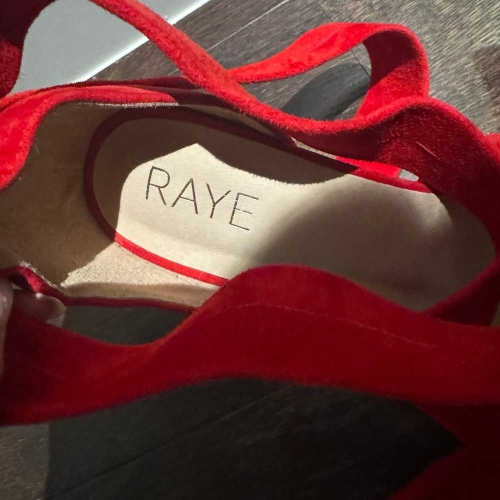 Red Suede Leather Heels - image 3