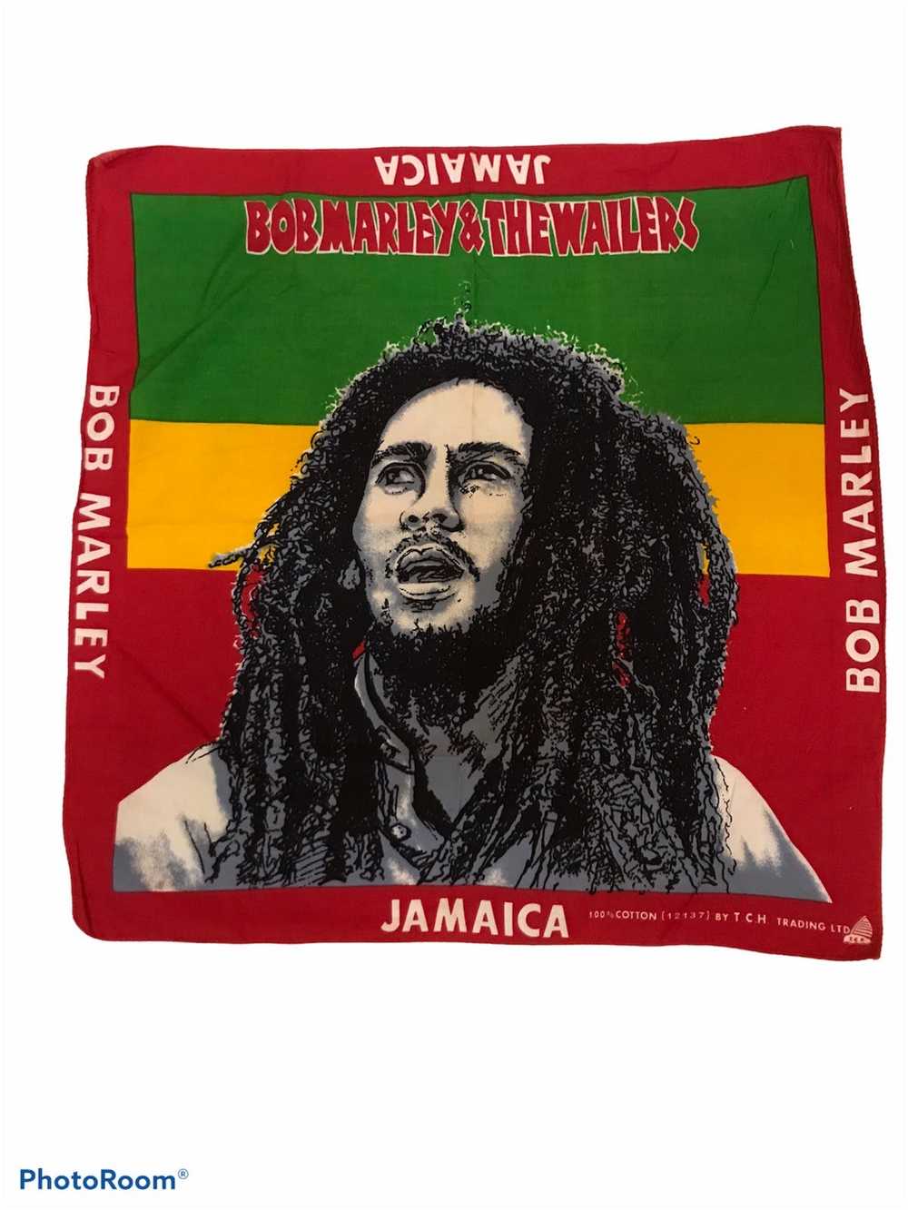 Vintage - ‼️VTG BANDANA/HANDKERCHIEF BOB MARLEY - image 1