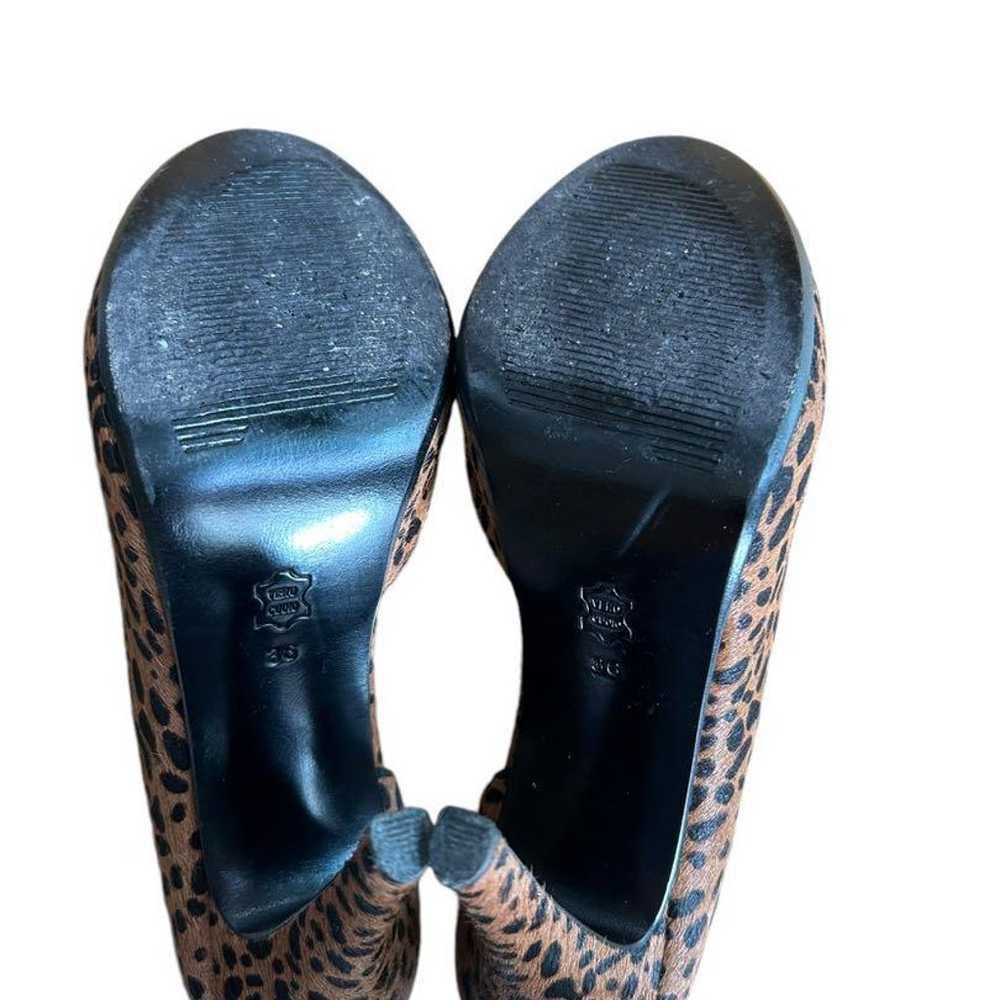 ♦︎TSURU by MARIKO OIKAWA Harako Leopard Pumps - image 6