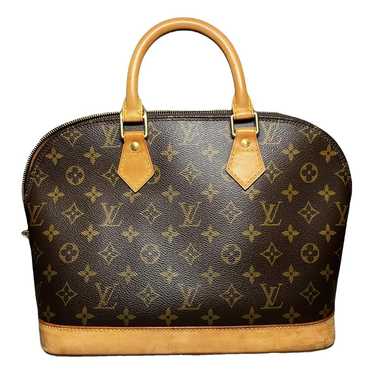 Louis Vuitton Alma leather handbag