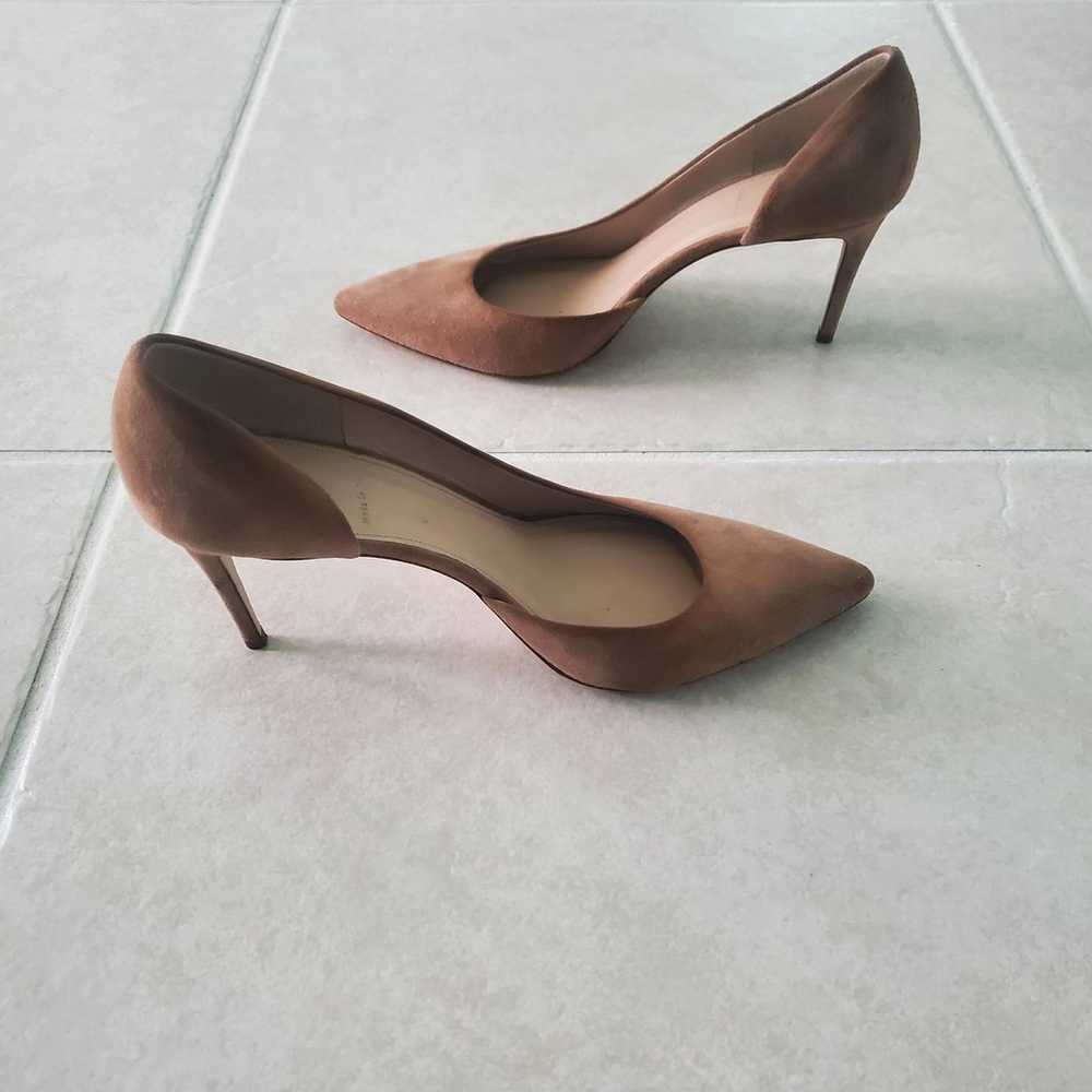 J. Crew d'Orsay Lucie Suede Pointed Toe Pumps Ash… - image 4