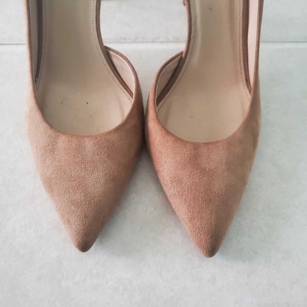 J. Crew d'Orsay Lucie Suede Pointed Toe Pumps Ash… - image 8