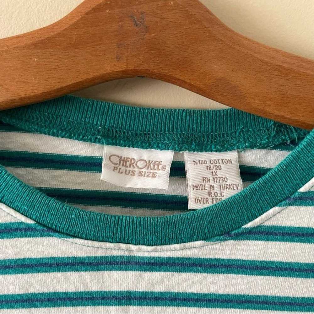 Vintage 90s y2k Cherokee Striped Tee shirt - image 2