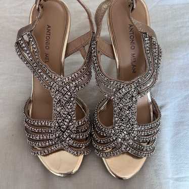 antonio melani jeweled heels