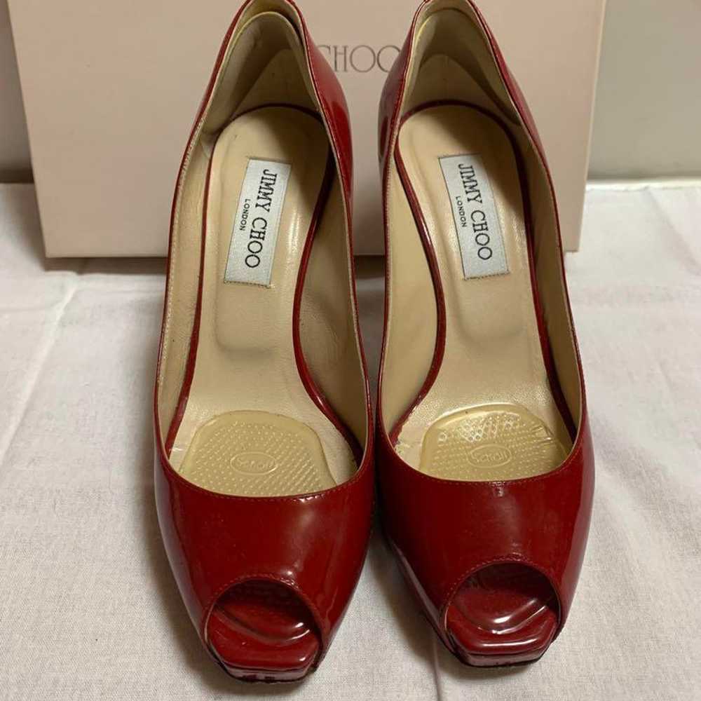 Jimmy Choo pumps, red, approximately 24cm. - image 1