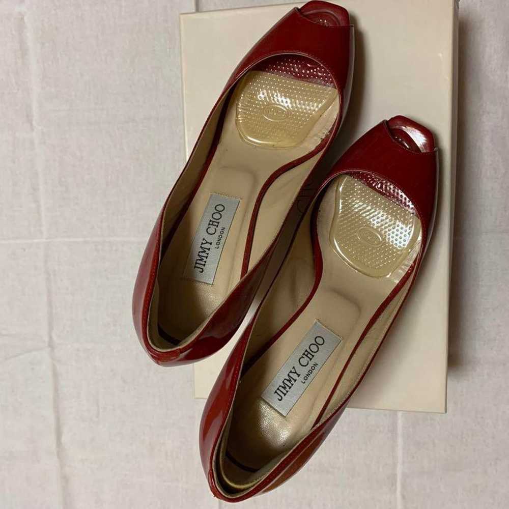 Jimmy Choo pumps, red, approximately 24cm. - image 3