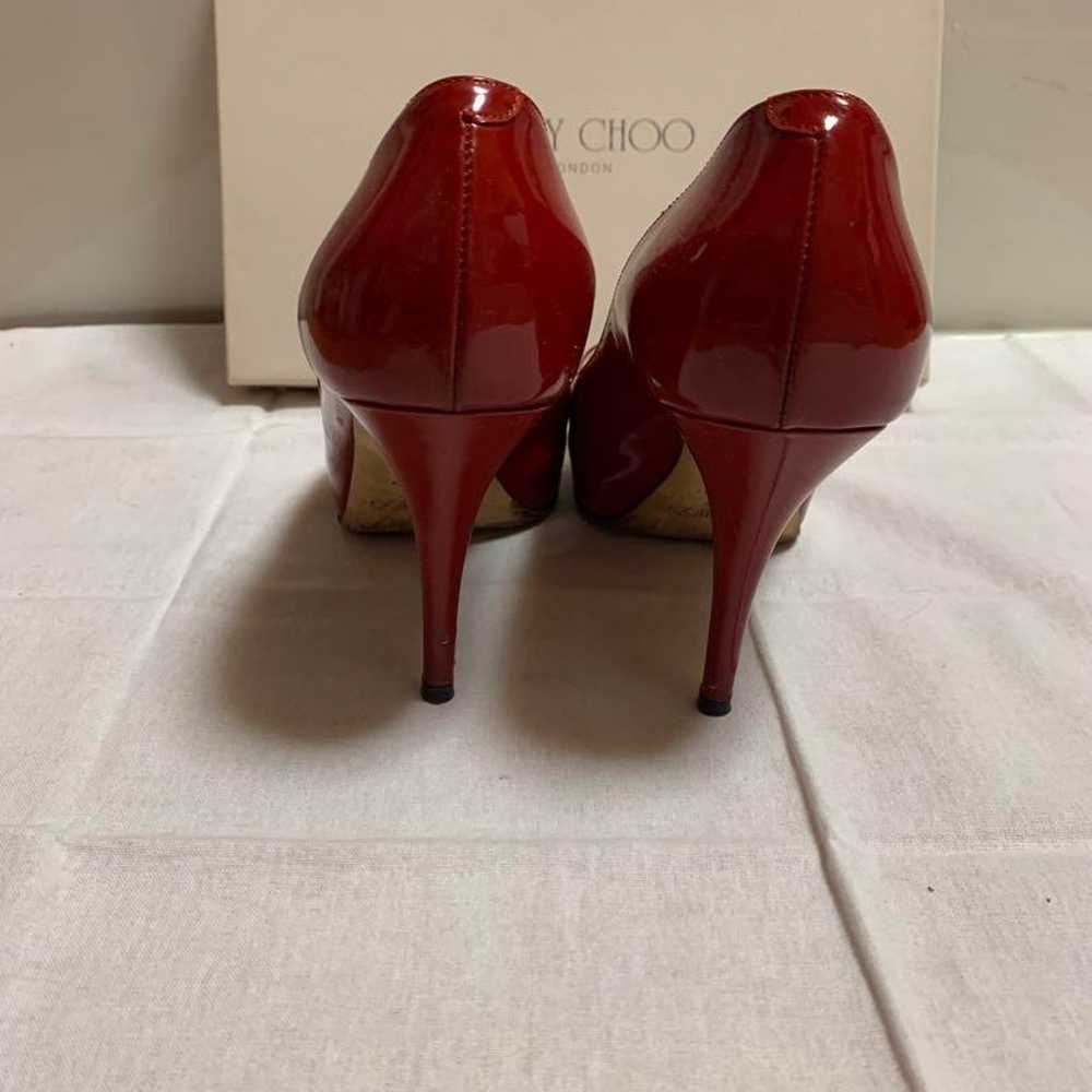 Jimmy Choo pumps, red, approximately 24cm. - image 5