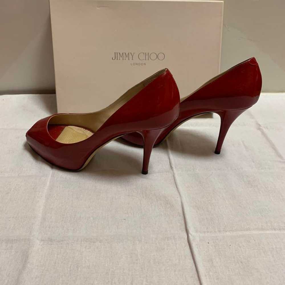 Jimmy Choo pumps, red, approximately 24cm. - image 6