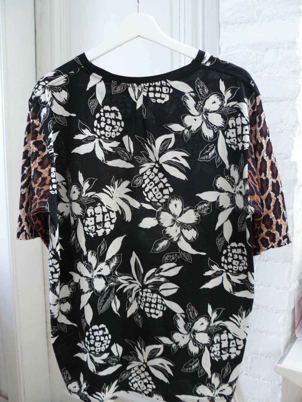 Saint Laurent Paris YSL SLP Leopard Hawaiian Prin… - image 3