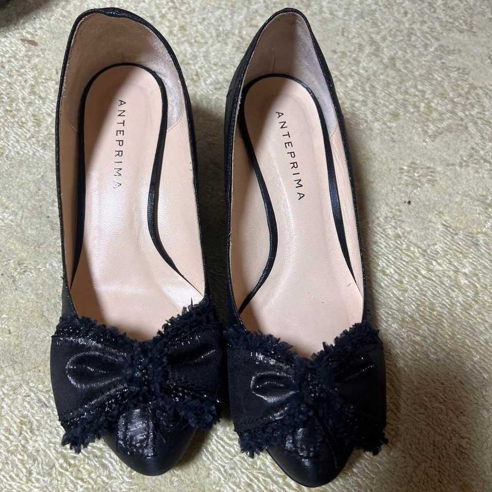 Antipast Pump Shoes Black Ribbon 23cm - image 1