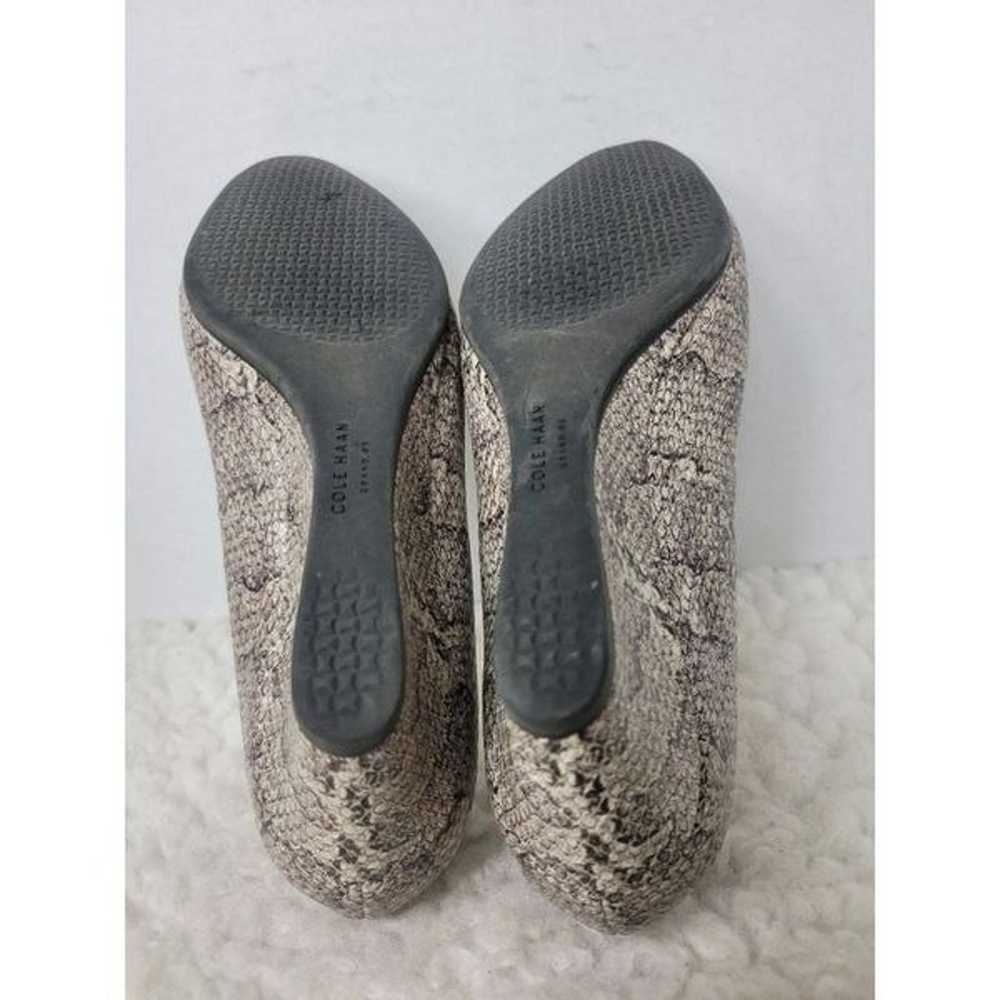 Cole Haan Women's Size 6.5  Gray Snake Grand Ambi… - image 9