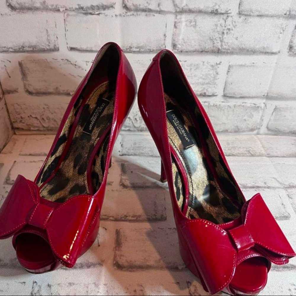 【Like New】☆DOLCE & Gabbana☆Enamel Pumps☆22.5cm☆Re… - image 10