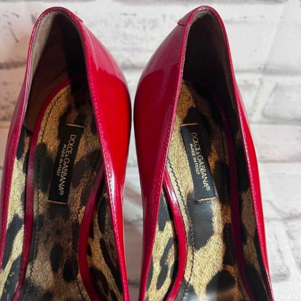 【Like New】☆DOLCE & Gabbana☆Enamel Pumps☆22.5cm☆Re… - image 5