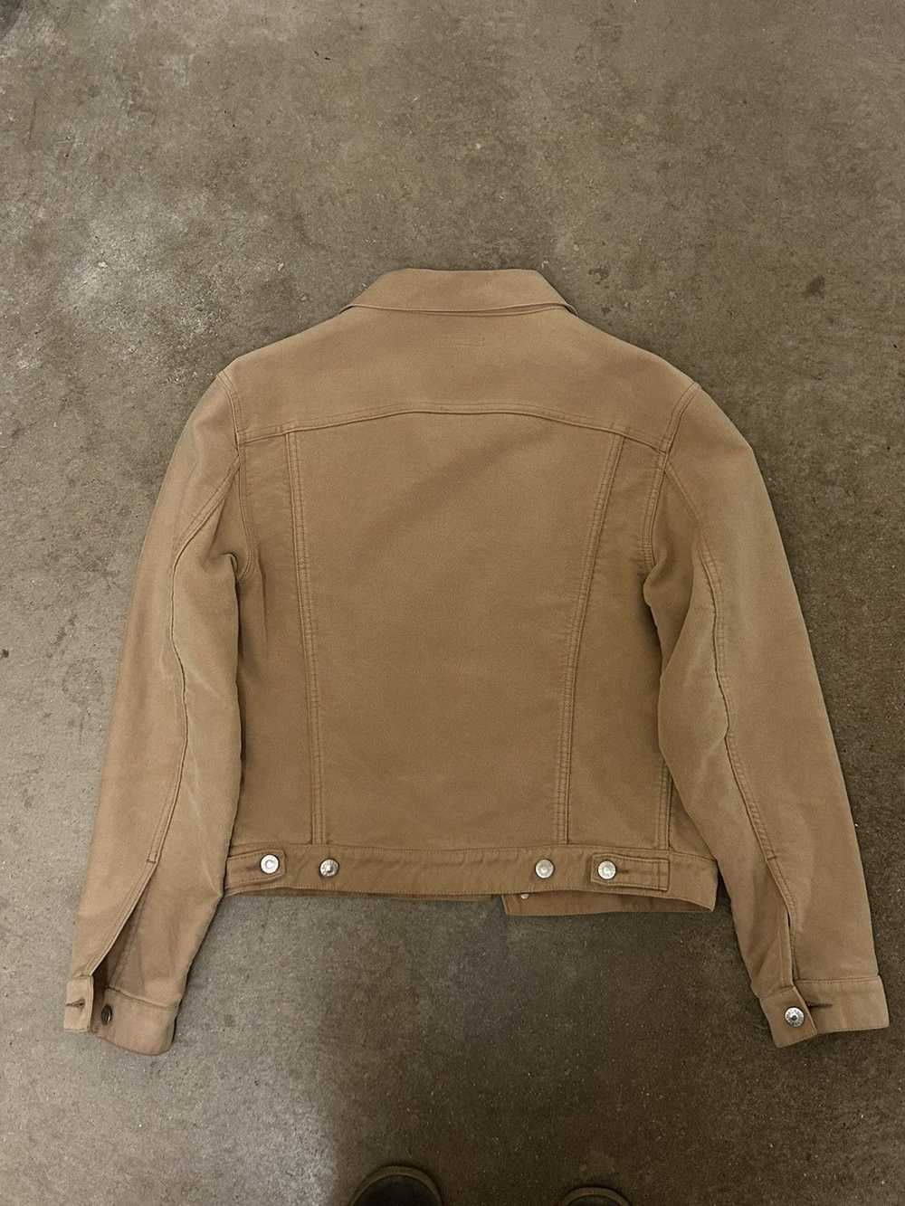 Helmut Lang Vintage Moleskin Trucker Jacket - image 2