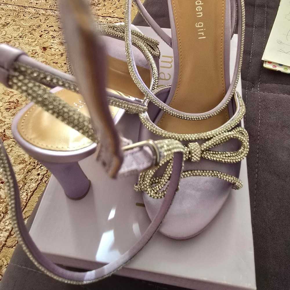 Madden Girl Lavender Satin Sandal - image 3