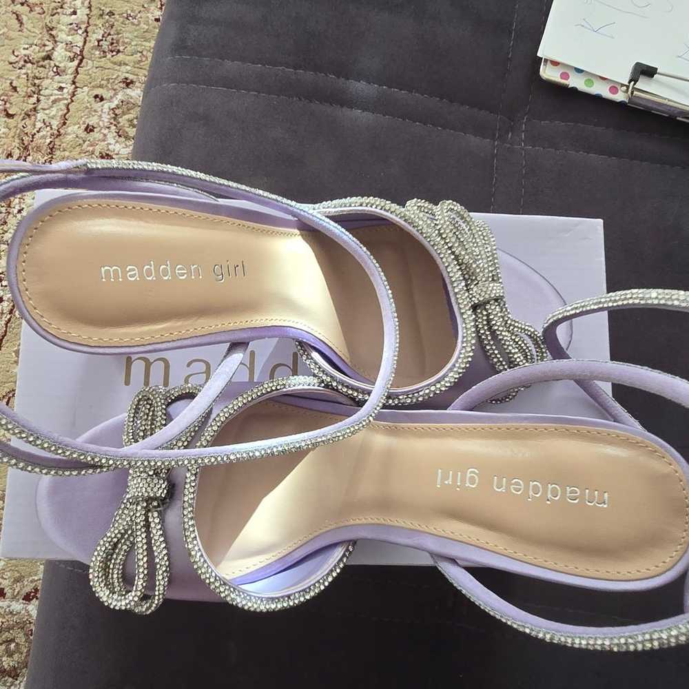 Madden Girl Lavender Satin Sandal - image 4