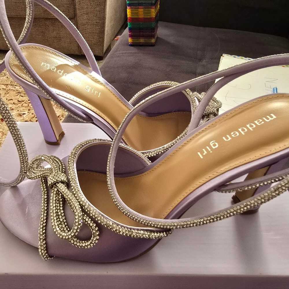 Madden Girl Lavender Satin Sandal - image 5