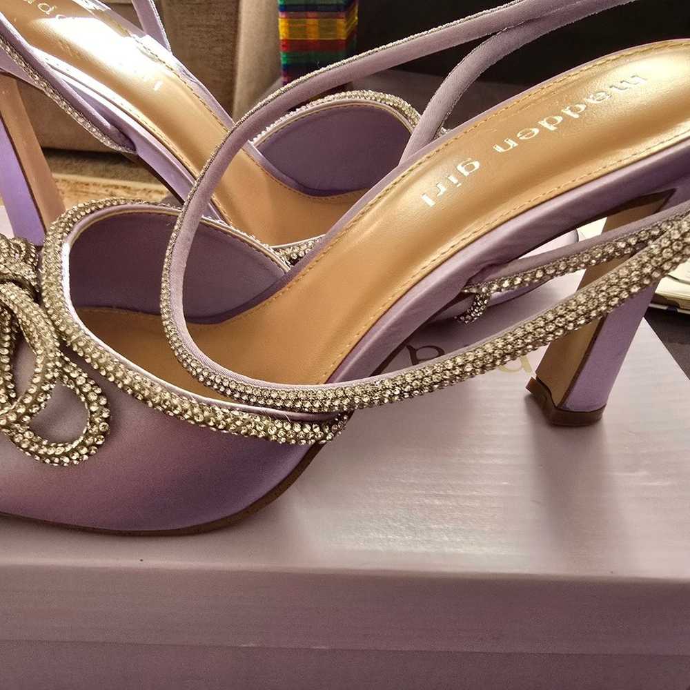 Madden Girl Lavender Satin Sandal - image 6