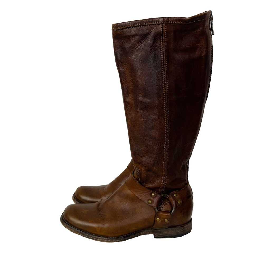 Frye Frye Veronica Slouchy Leather Boots Mid-Calf… - image 2