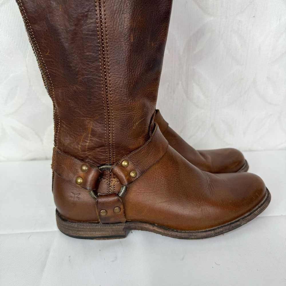 Frye Frye Veronica Slouchy Leather Boots Mid-Calf… - image 4