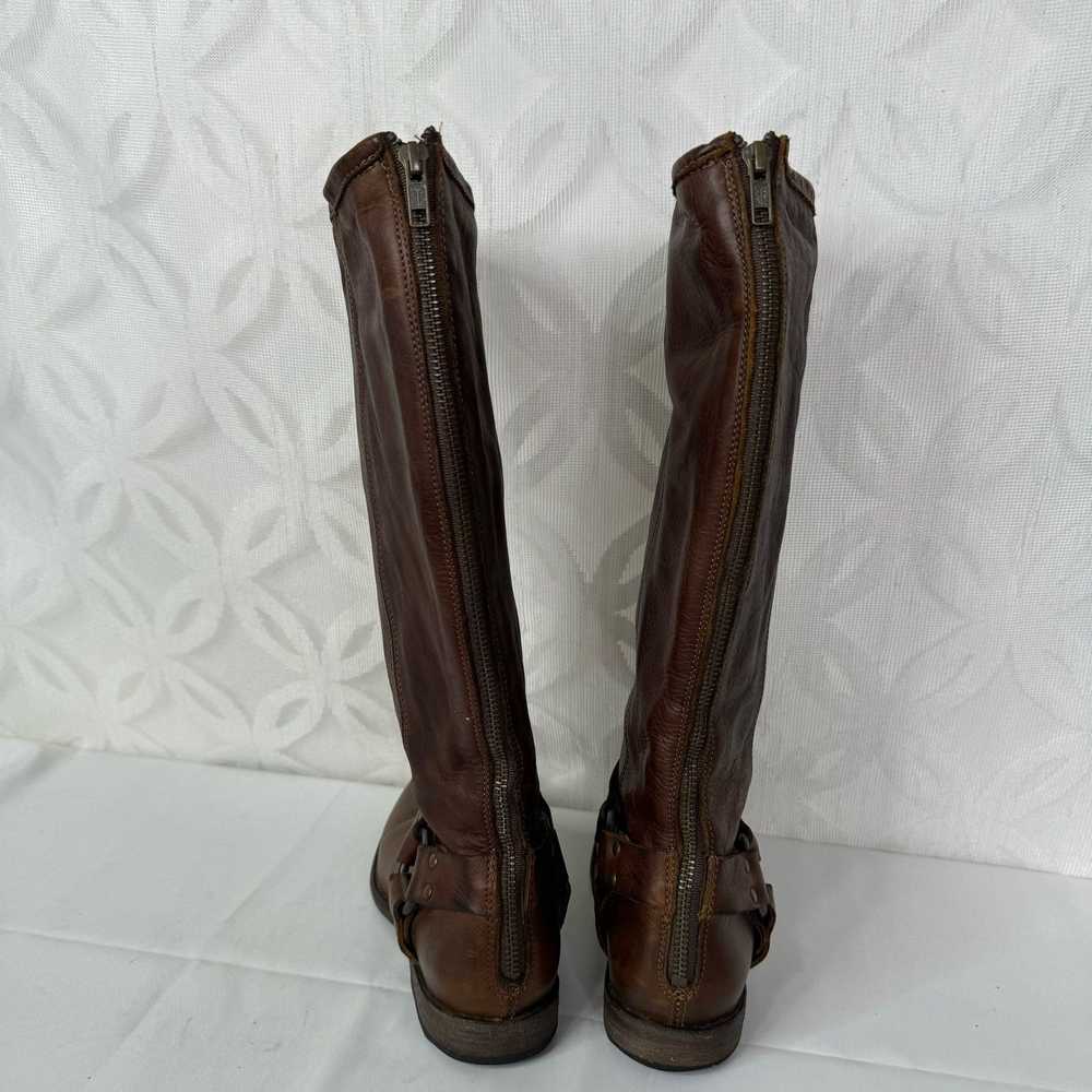 Frye Frye Veronica Slouchy Leather Boots Mid-Calf… - image 9