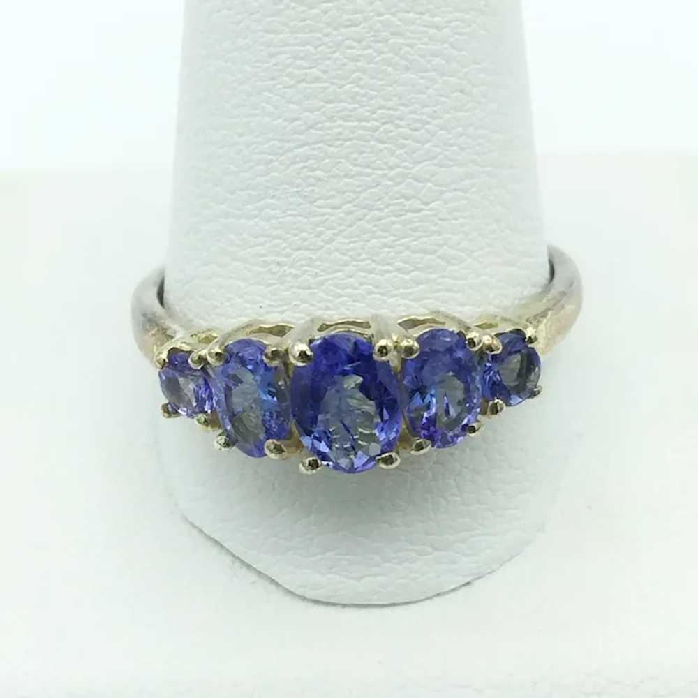 Sterling Silver Iolite Ring - image 2