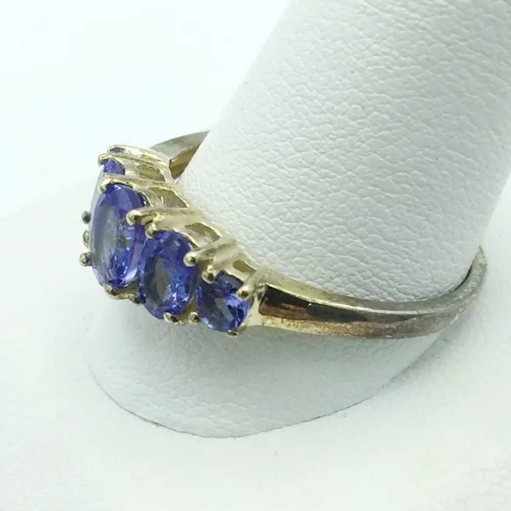 Sterling Silver Iolite Ring - image 4