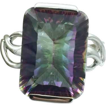 Sterling Silver Mystic Topaz Ring