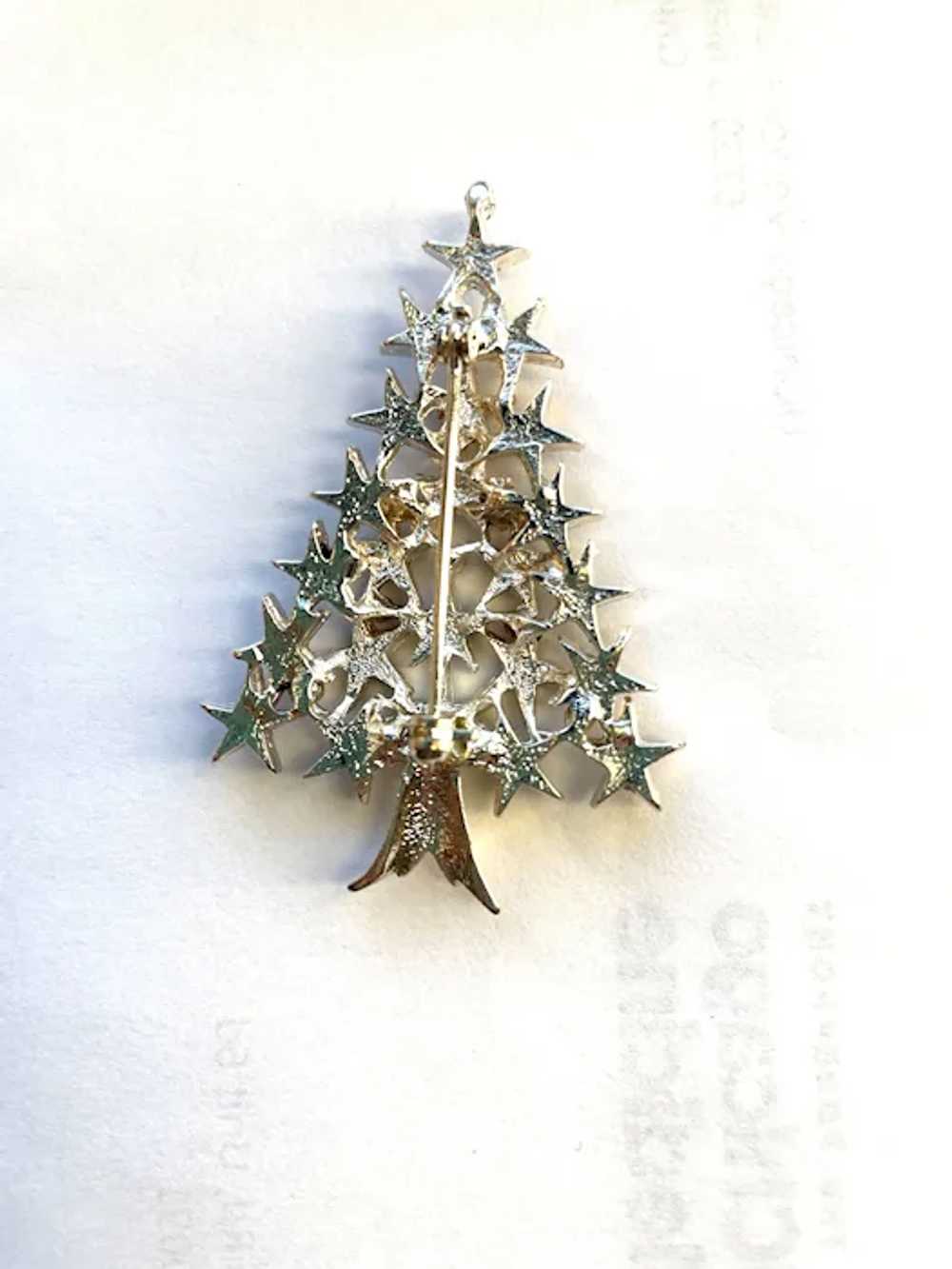 Starry Christmas Treee Pin - Book Piece - image 2