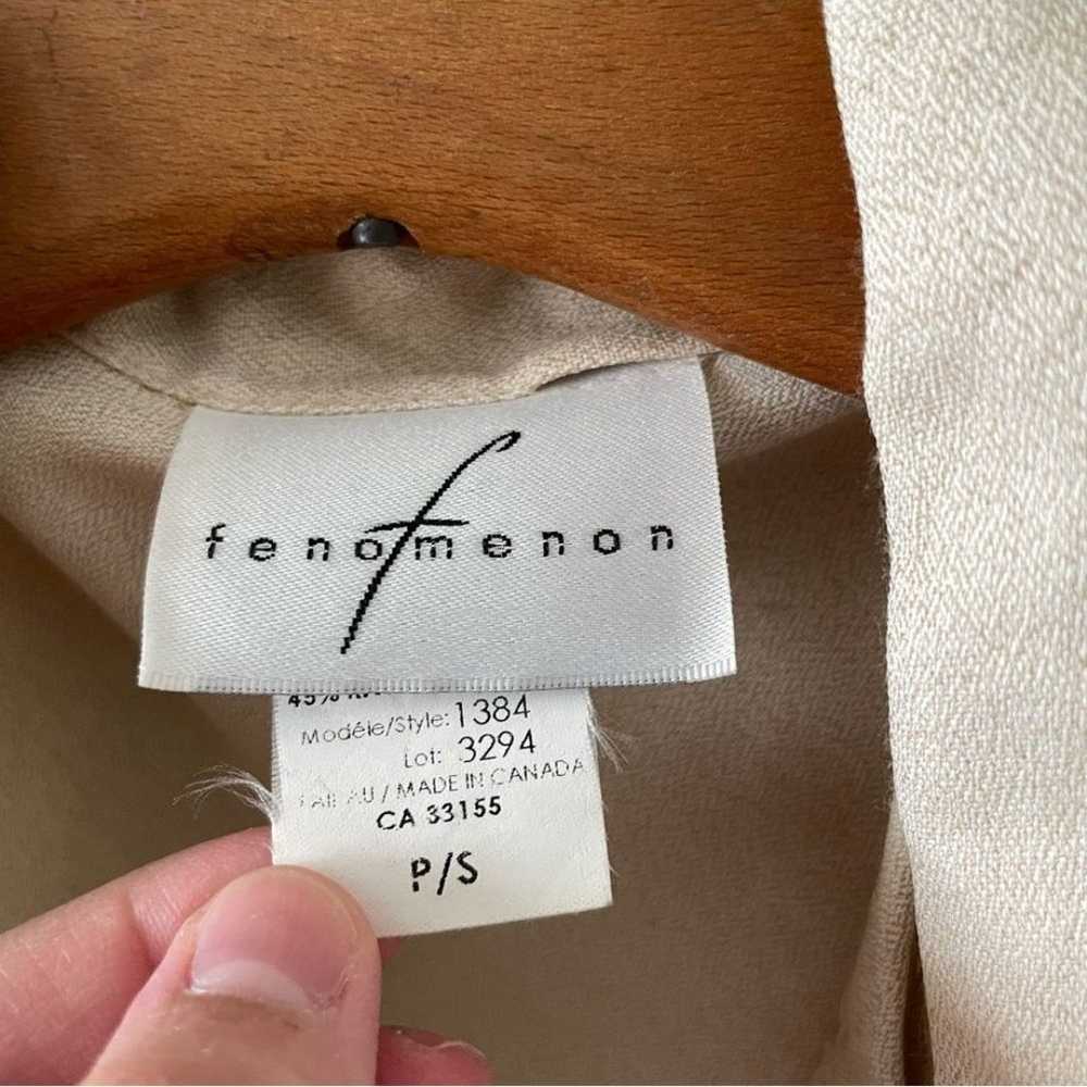 Vintage 90s y2k Fenomenon Tan Open Tank Top - image 3