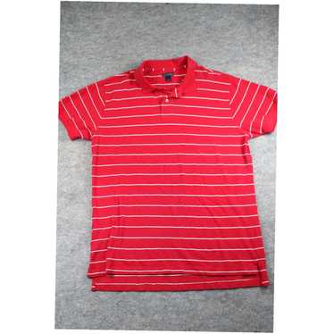 Vintage Saddlebred Polo Shirt Size Large L Red Whi