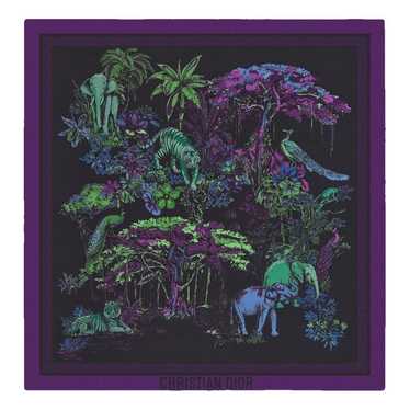 Dior Mitzah Toile de Jouy silk scarf