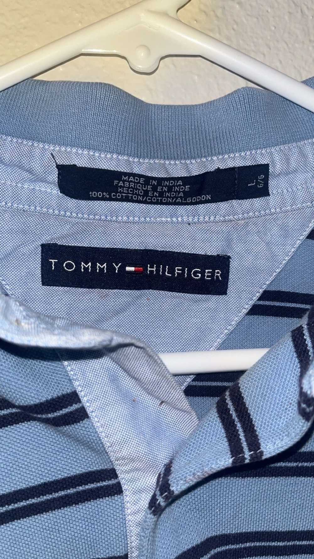 Streetwear × Tommy Hilfiger × Vintage Baby blue v… - image 3